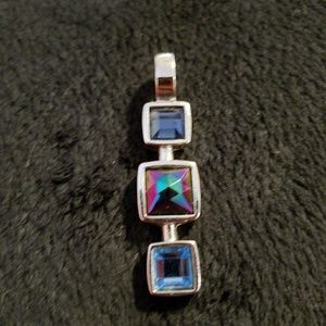 Lia Sophia three stone pendant